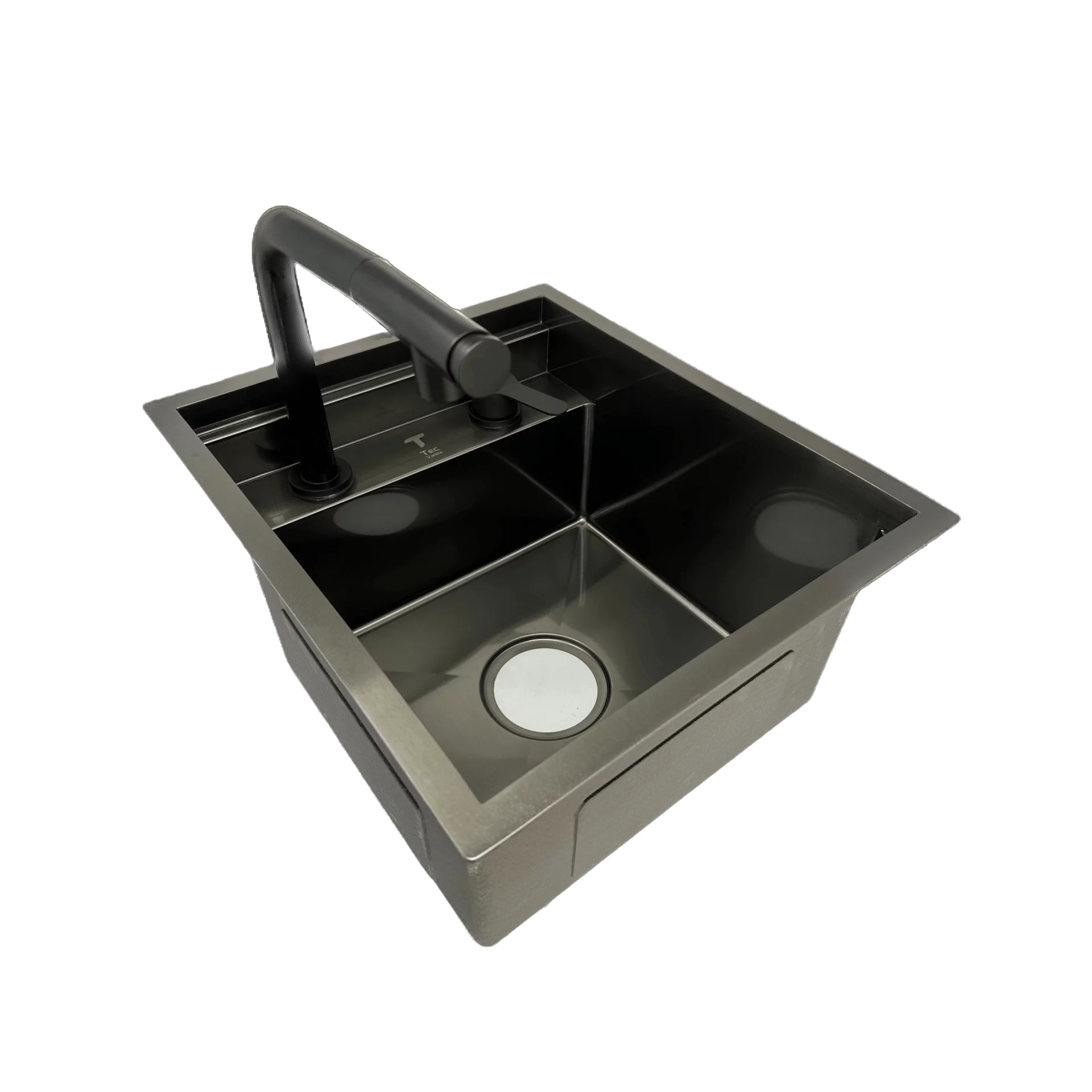 Tec Vanlife Matte Black Folding Pull-out Faucet Stainless Steel Galley – Master  Overland