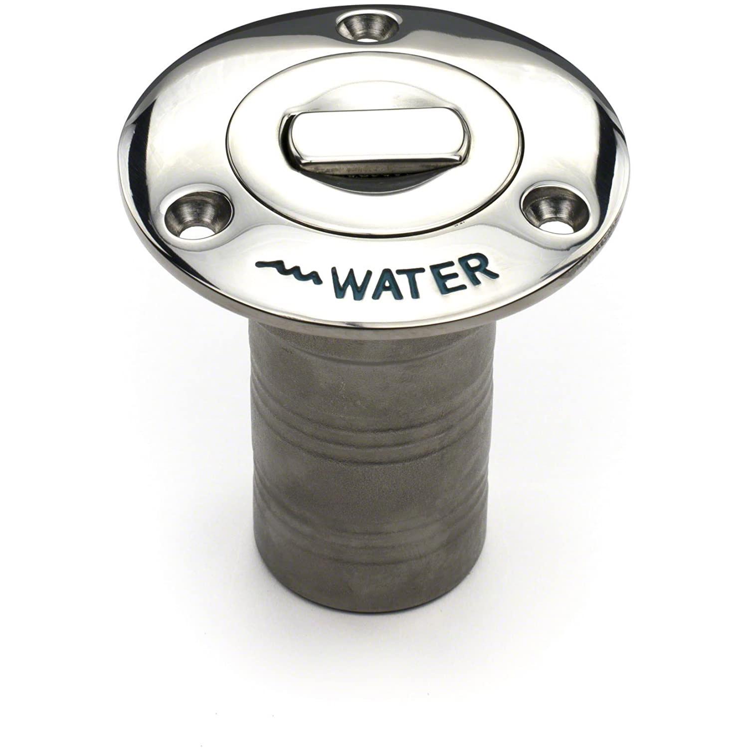 Whitecap 6995CBLUE Bluewater Push Up Deck Fill 11/2" Hose Water