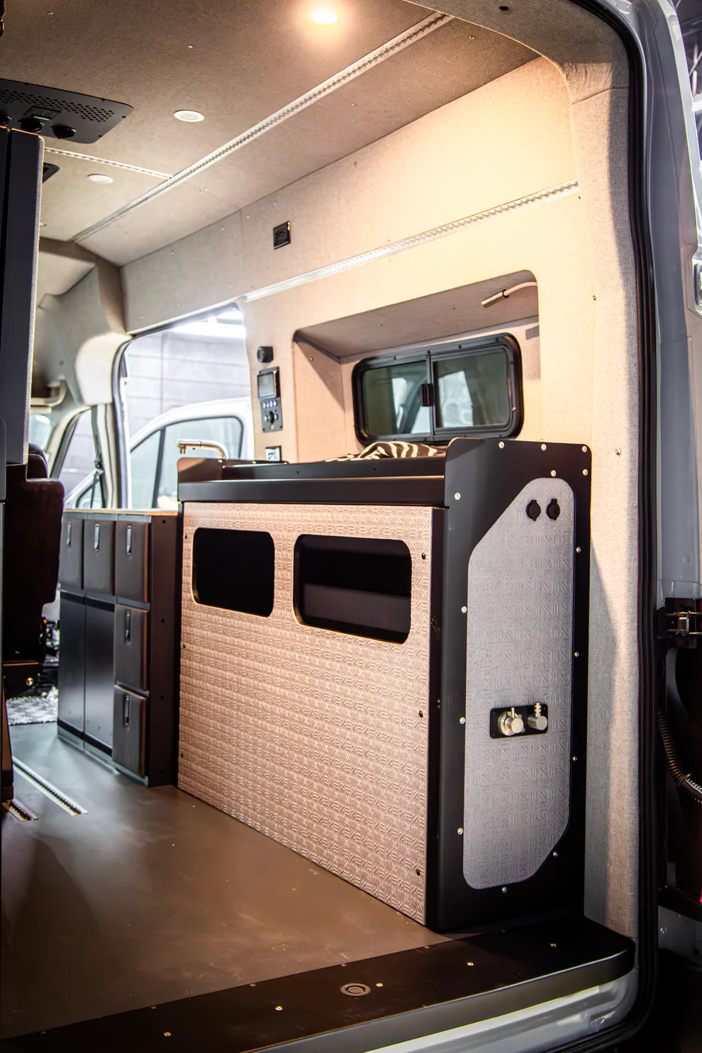 Rover Vans Rover Garage System - Ultimate 3-in-1 Bed/Desk/Storage for Sprinter or Transit Vans