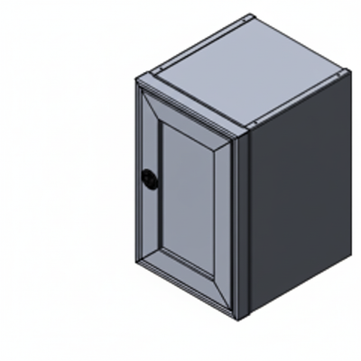 16" One Door Ekko Cabinet - 16"x18"x25" - Right of Microwave