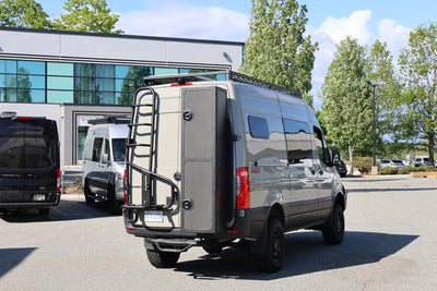 Tec Vanlife Sprinter two-in-one tire ladder carrier - Gen 2 2019-current Sprinter