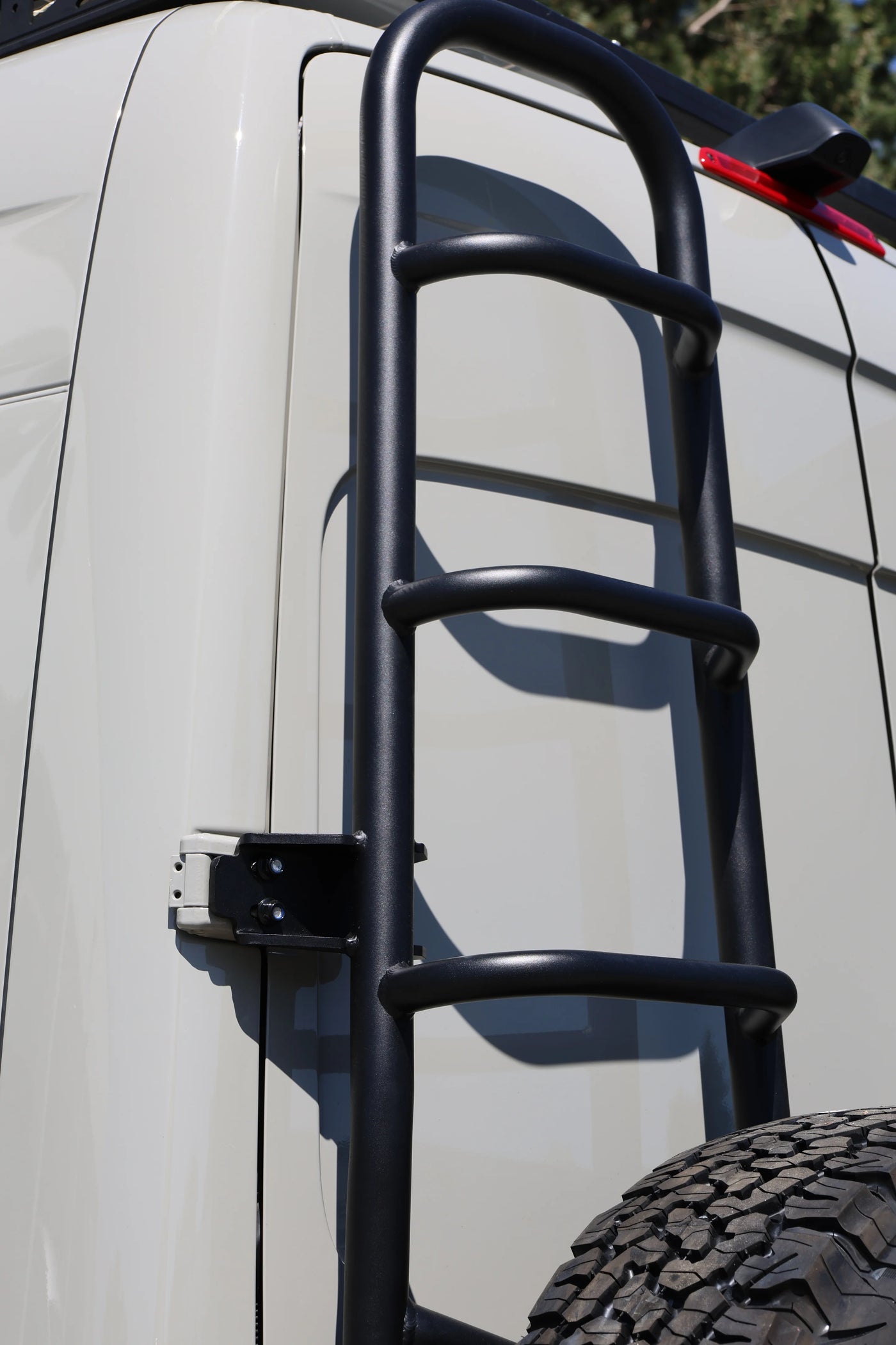 Tec Vanlife Sprinter two-in-one tire ladder carrier - Gen 2 2019-current Sprinter