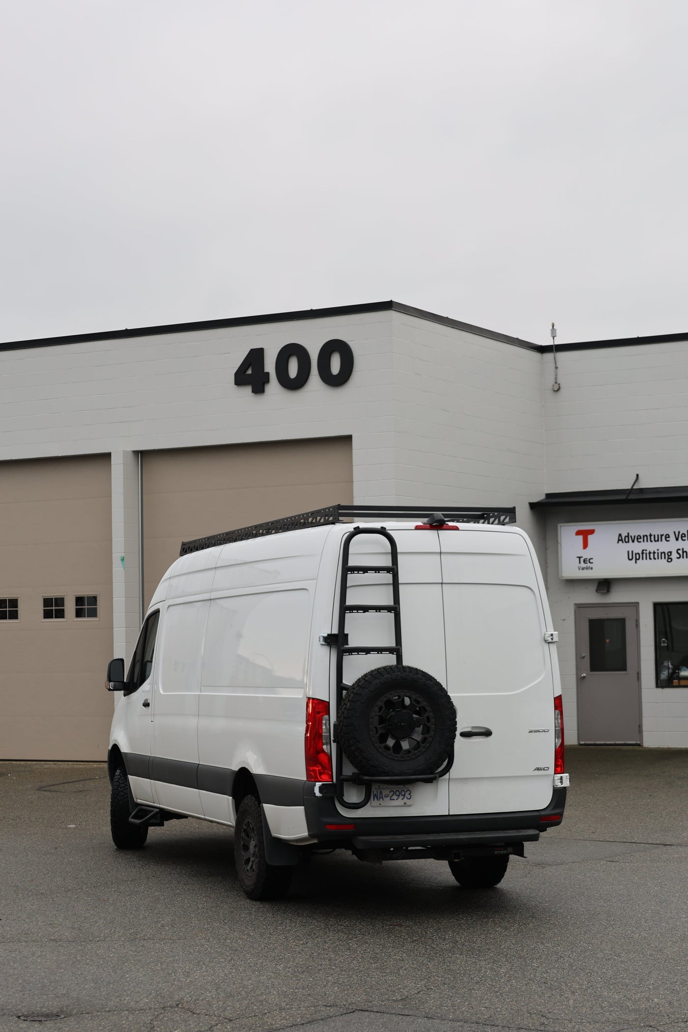 Tec Vanlife Sprinter Two-in-one Tire Ladder Carrier