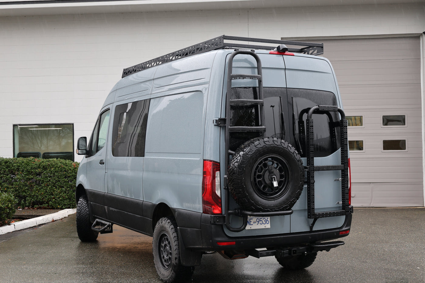 Tec Vanlife Sprinter Rear Door Aluminum Gear Rack - No Drill