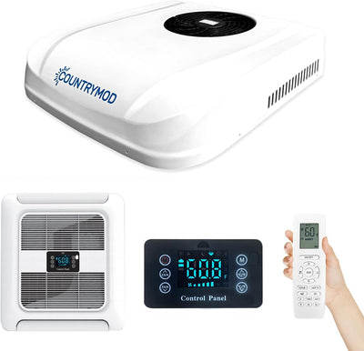 COUNTRYMOD RV Air Conditioner – 10,000 BTU Low profile Rooftop Air Conditioner Fast Cooling