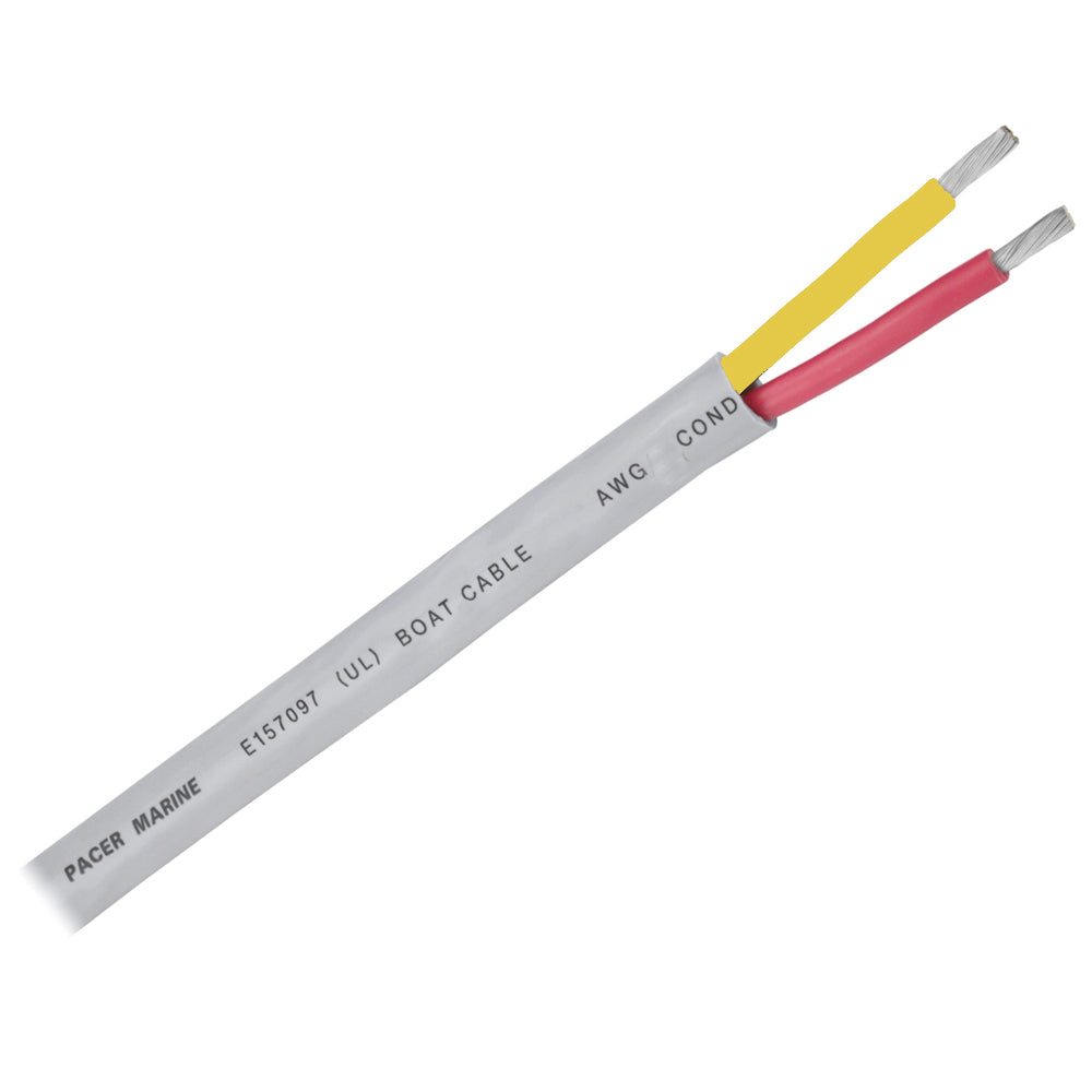 Pacer 12/2 AWG Round Safety Duplex Cable - Red/Yellow - 100 [WR12/2RYW-100]