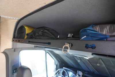SPRINTER HEADLINER SHELF WITH L TRACK 2019+