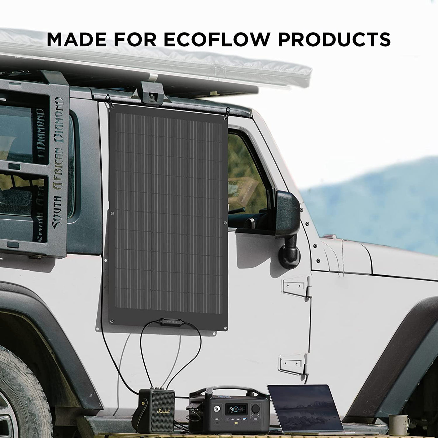 EcoFlow Flexible Solar Panel 100 Watt
