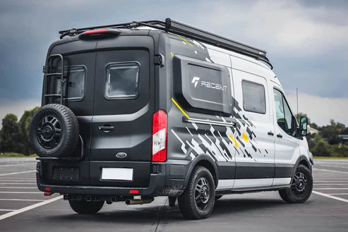 Tec Vanlife Ford Transit 2015+ Two-in-one ladder and tire carrier