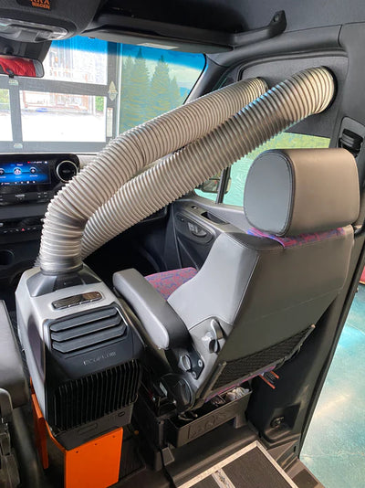 Terrawagen EcoFlow Wave 2 Air Conditioner Window Exhaust Duct Adapter for Mercedes Sprinter