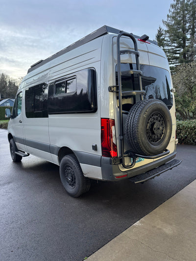 Tec Vanlife Sprinter Two-in-one Tire Ladder Carrier