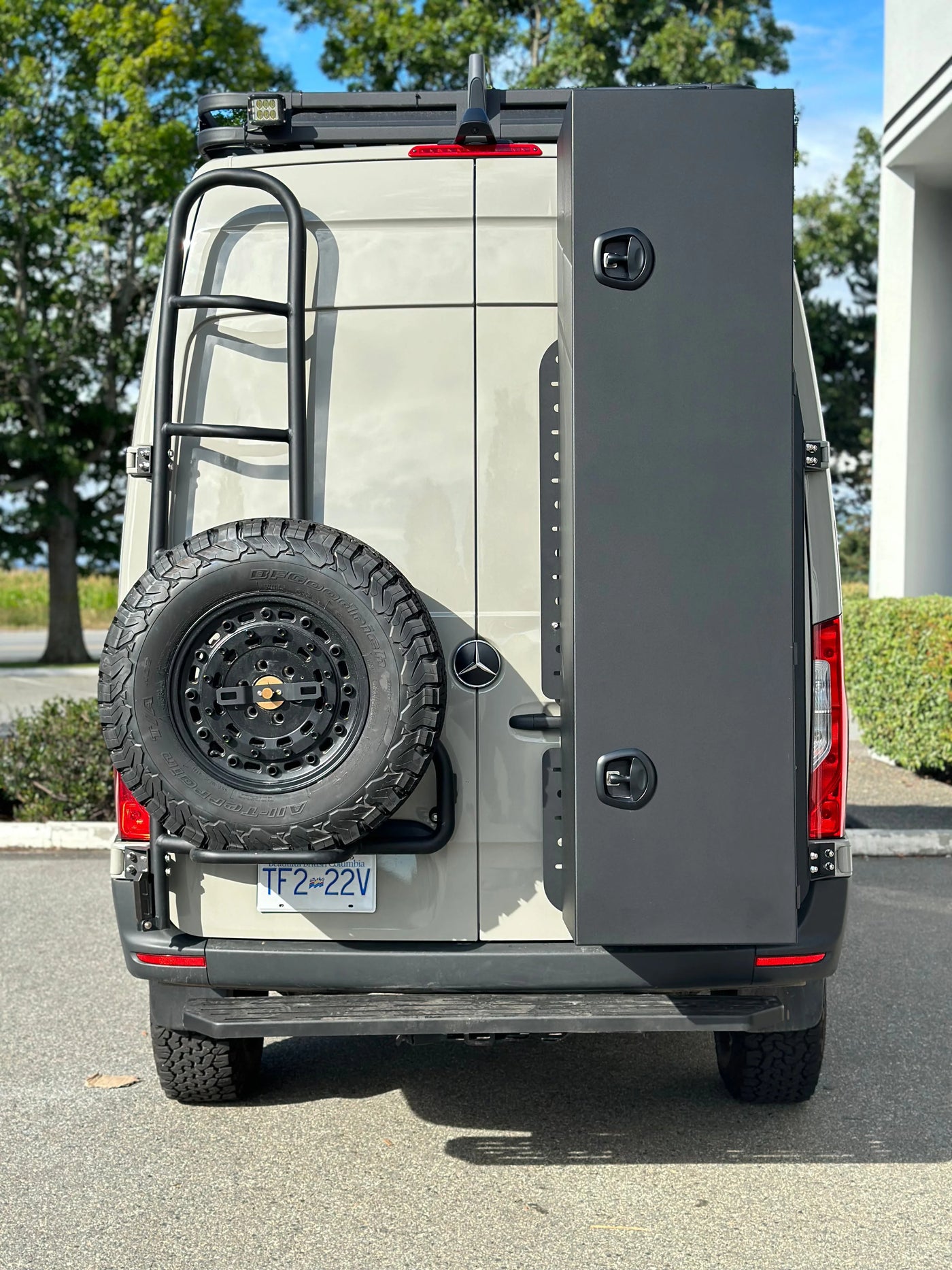 Tec Vanlife Sprinter Rear Passenger Door Aluminum Gear Rack