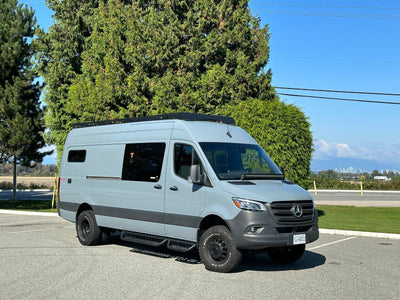 Tec Vanlife Drop Down Running Boards for Mercedes Sprinters - 3 piece