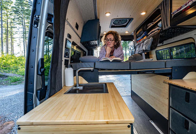 Rover Vans Rover Garage System - Ultimate 3-in-1 Bed/Desk/Storage for Sprinter or Transit Vans