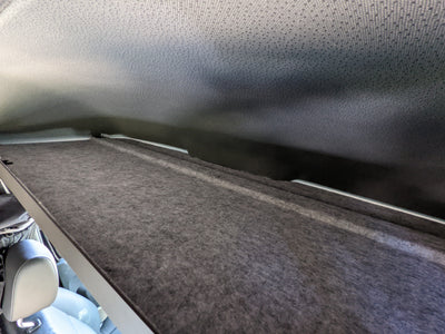 SPRINTER HEADLINER SHELF INCLUDES CURTAIN ROD AND LINER 2019+