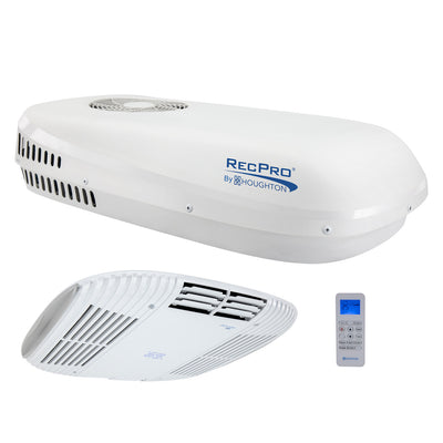 RECPRO RV Air Conditioner Low Profile 9.5k Quiet AC Unit with Optional Heat Pump and Remote Control, Non-Ducted