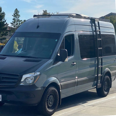 White Top Adventures SPRINTER 144" HIGH & LOW ROOF STEALTH ROOF RACK