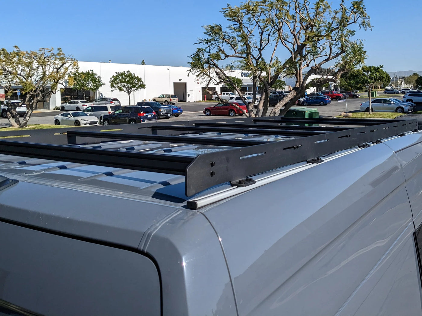 White Top Adventures SPRINTER 144" HIGH ROOF STEALTH ROOF RACK