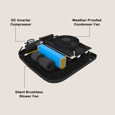 VELIT 2000R Rooftop Air Conditioner 12V/24V/48V