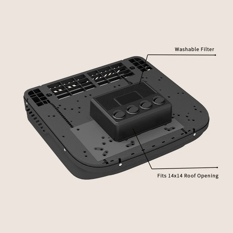 VELIT 2000R Rooftop Air Conditioner 12V/24V/48V