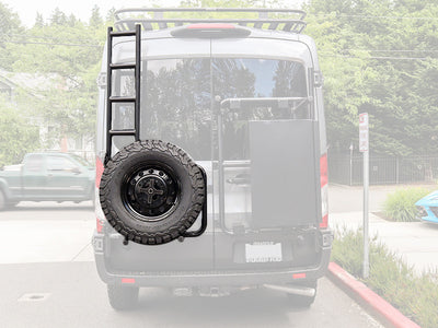 ALUMINESS Rear Door Ladder – Ford 2015-23 Transit