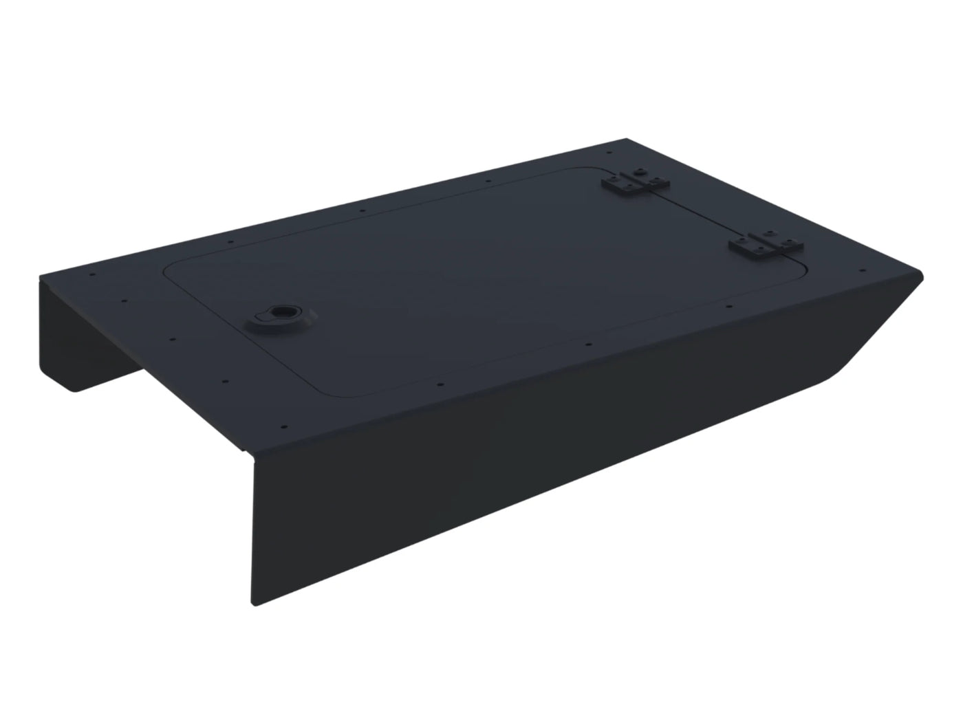 Sprinter van foot platform floor extension storage box