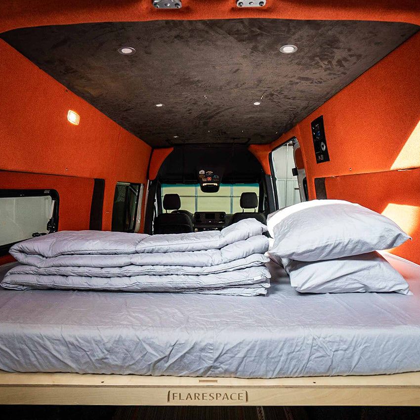 Flarespace Sheets and Bedding for Sprinter 144"
