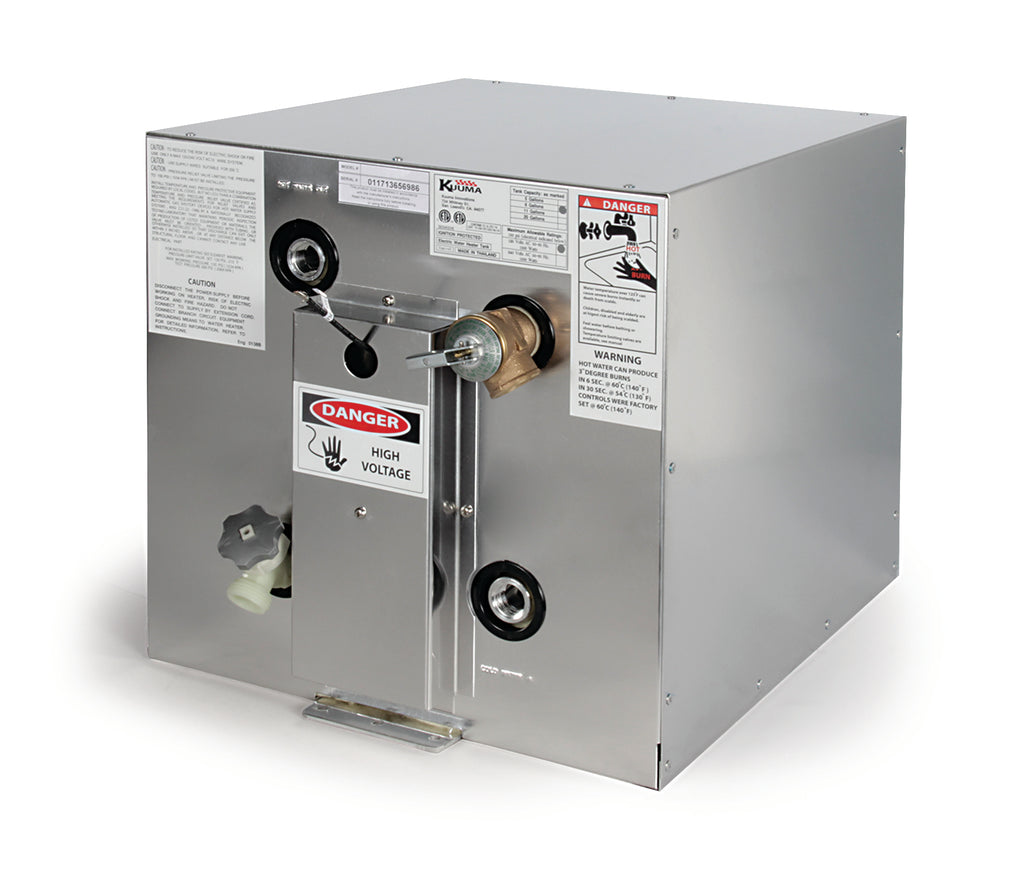 Kuuma 11812 6 Gallon Water Heater - 120V Rear Heat Exchanger, L1&N Wiring