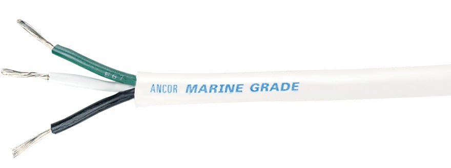 Ancor 133525 Triplex Cable, 14/3 AWG (3 x 2mm²), Round - 250ft