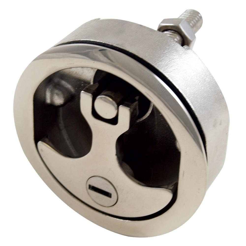 Whitecap (S-8236C) Stainless Steel Compression Handle Locking 3″ OD 1/4 Turn