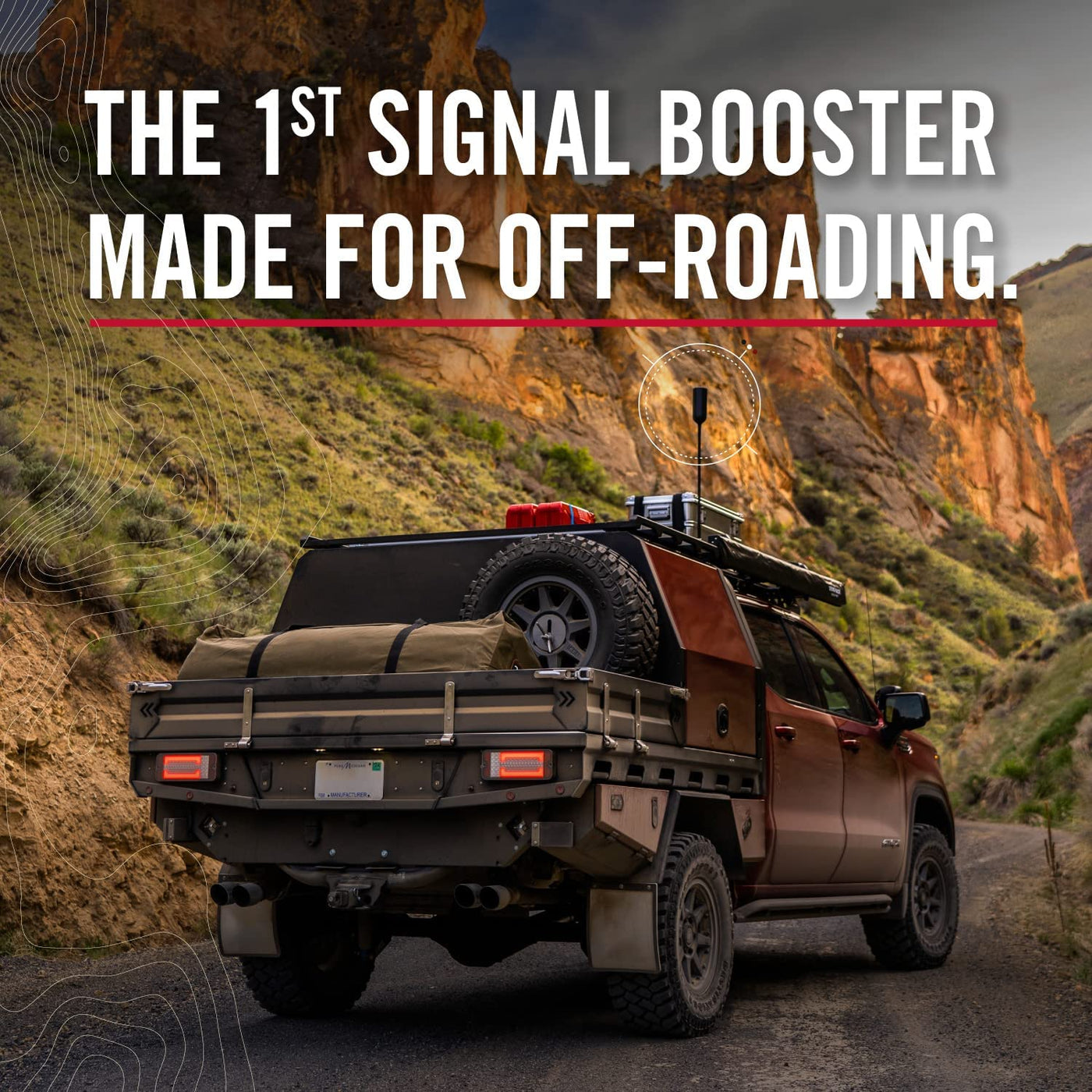 WeBoost 472061 Drive Reach Overland Cell Phone Signal Booster For Overlanding & Off-Roading