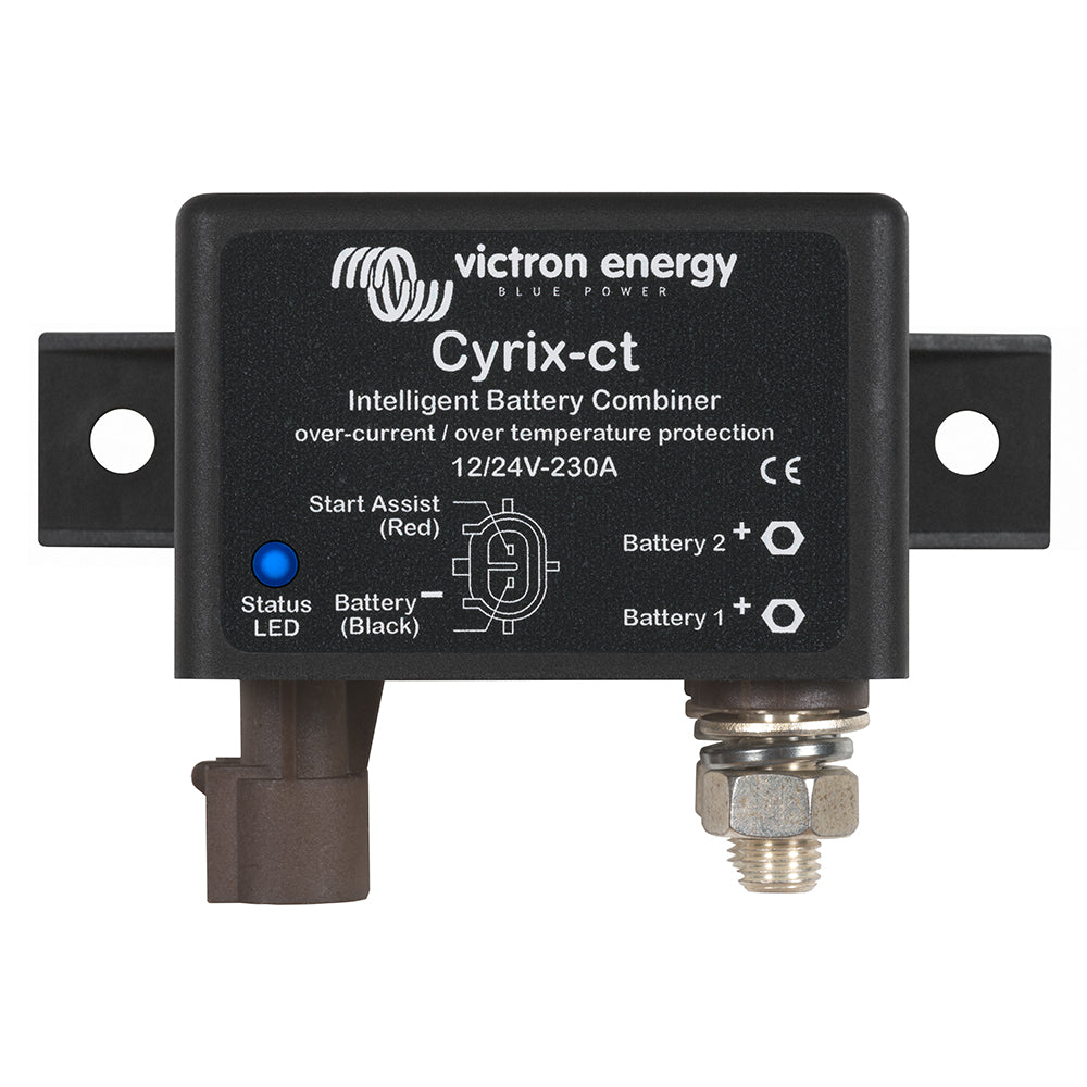 Victron Energy CYR010230010 Combiner 12/24V-230A Cyrix-CT Intelligent Combiner Microprocessor Controlled