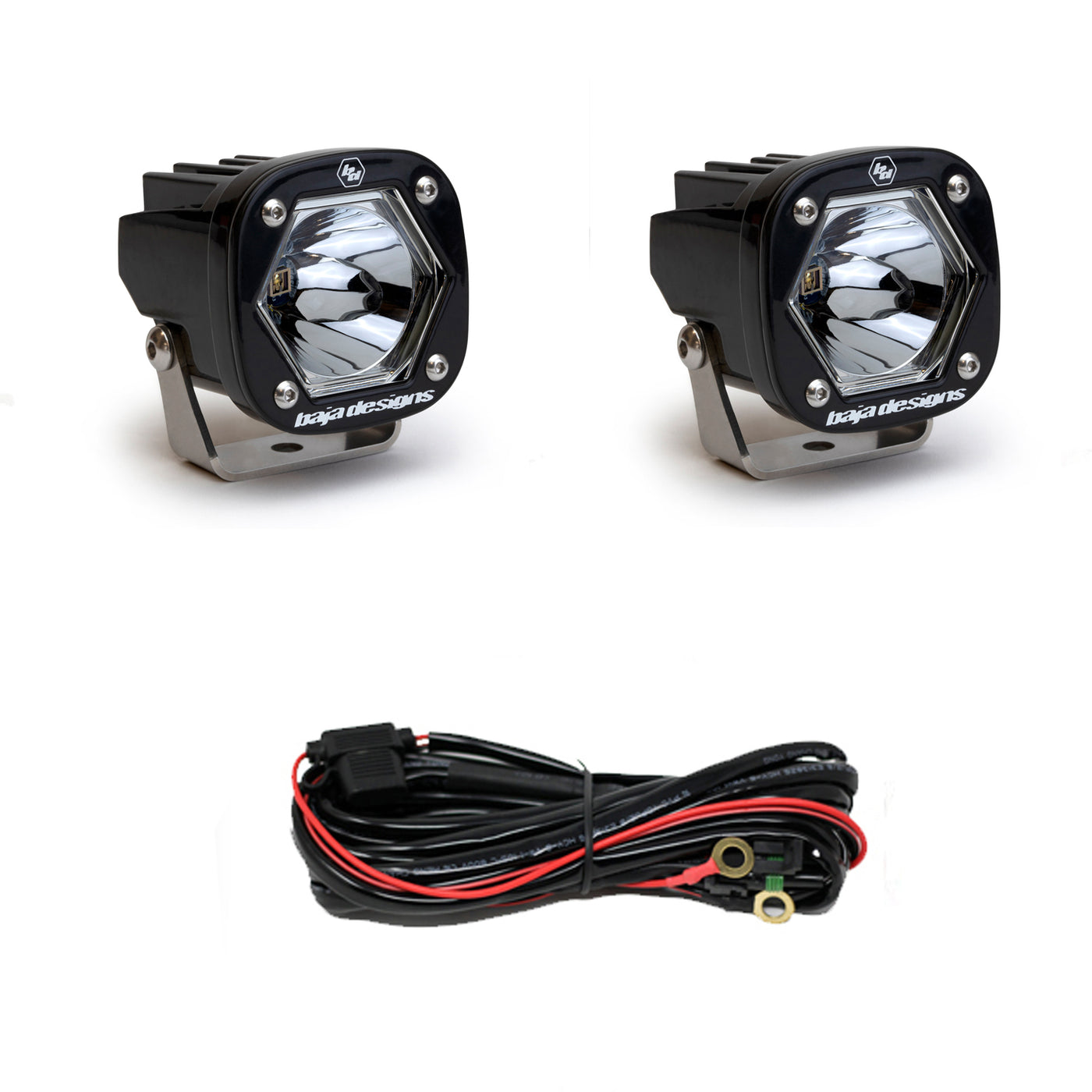 Baja Designs 387807 LED Light Pods S1 (Pair) Spot Laser LED Backup Kit
