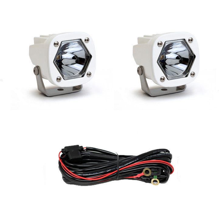 Baja Designs 387807WT LED LIght Pods S1 Spot Laser White (Pair)