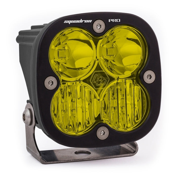 Baja Designs 490013 LED Light Pod Black Amber Lens Driving/Combo Pattern Squadron Pro