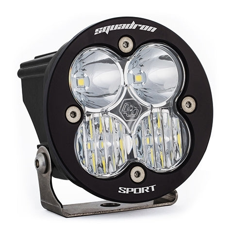 Baja Designs 580003 LED Light Pod Clear Lens Driving/Combo Pattern Squadron R Sport