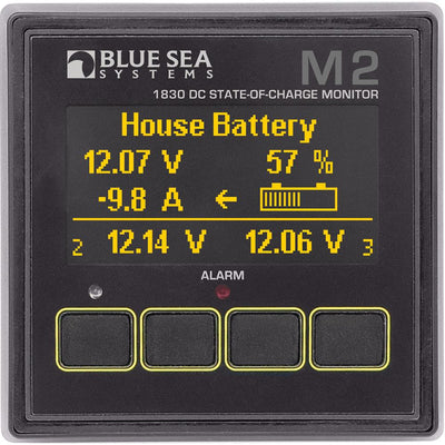 Blue Sea 1830 M2 DC Multimeter with SoC State of Charge