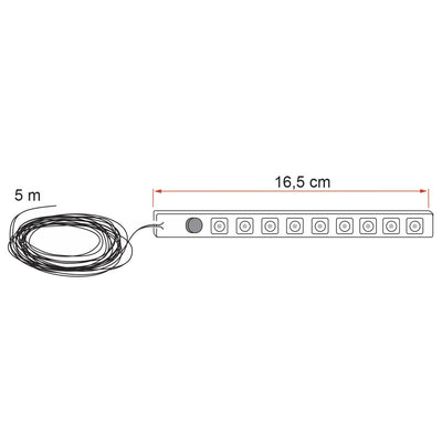 Fiamma  (98655-471) Lead Bar LED Light Kit for F45S Awning