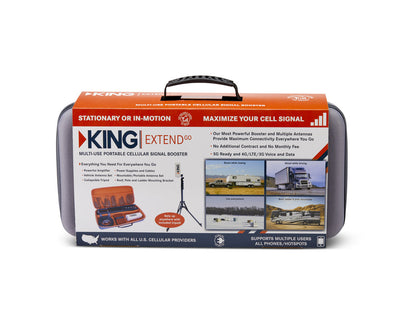 KING Extend Go - Multi-Use Portable Cell Signal Booster - KX3000