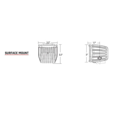RIGID Industries 20204 Radiance Pod Amber Backlight - Pair
