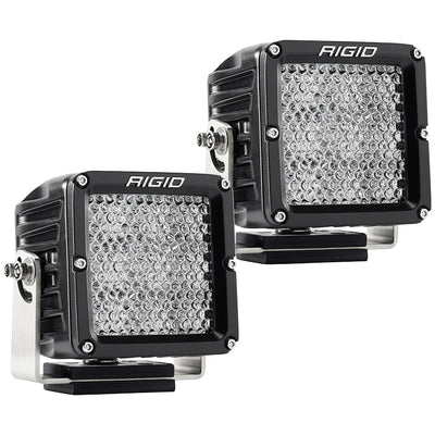 RIGID Industries 322313 D-XL PRO LED Pod Light Diffused (Pair) - Black