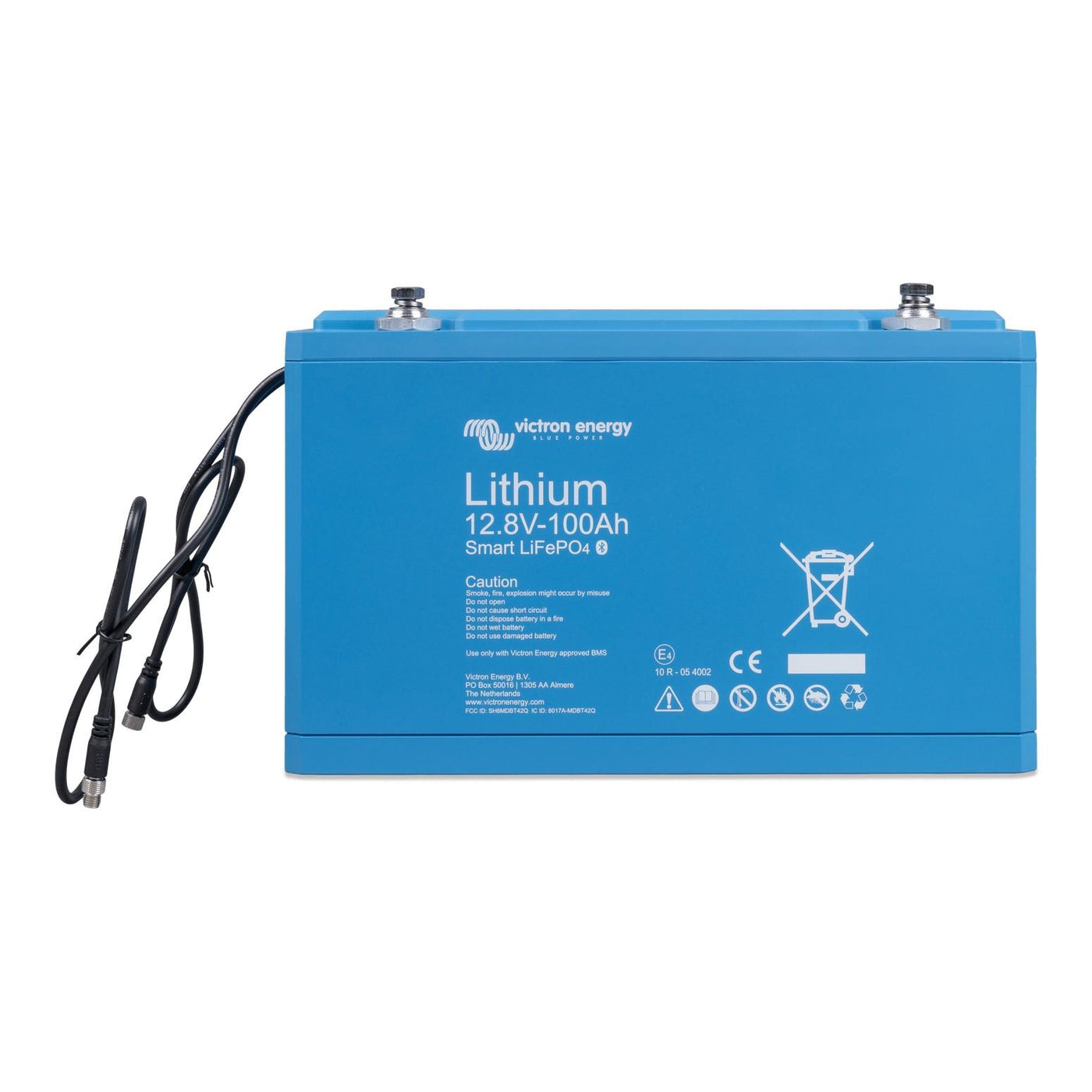 Victron Energy BAT512110610 100AH 12.8V Smart LifePO4 Lithium Bluetooth Battery