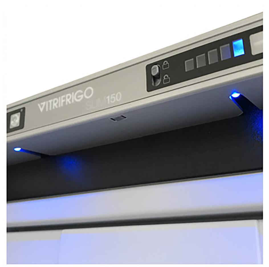 Vitrifrigo SLIM 150 12/24V 140 liters external cooling unit - quick  couplers / grey