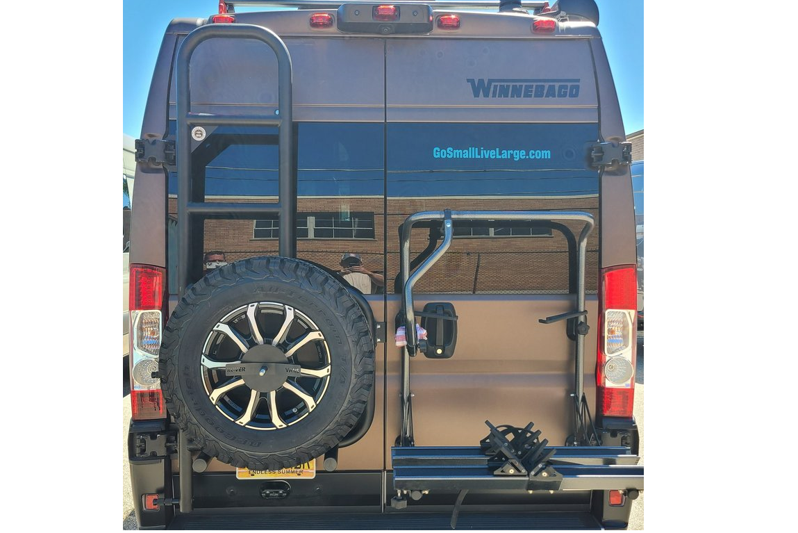 Rover Vans Promaster Spare Tire Carrier & Ladder Combo